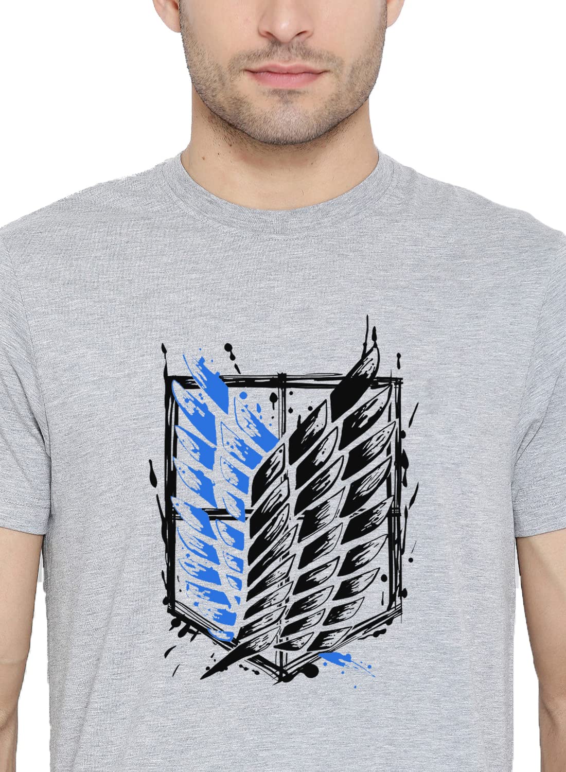 ADRO Mens Attack on Titan Cotton T-Shirt (2XL)