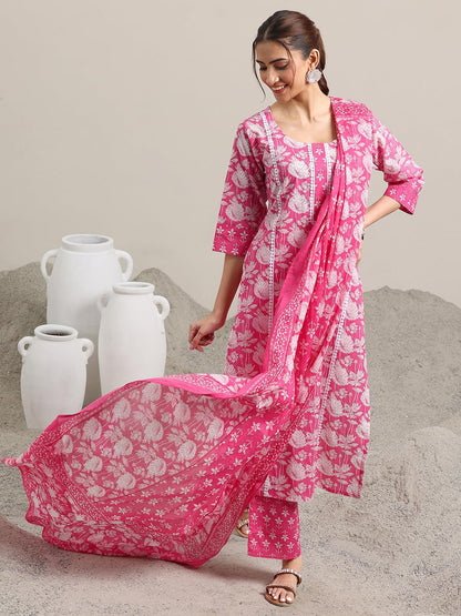 Libas WomenS Cotton Kurta Sets (400154Or