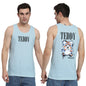 Peppyzone Mens Regular Fit Vest (TT-Teddy36FB40FB_Sky Blue