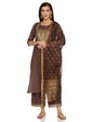 Ketch Womens Polyester Kurta And Palazzo Set (Khk3000094_Taupe, Small)