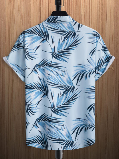 Shasmi Solid Regular Fit Fancy Casual Shirt for Men_Sky Blue