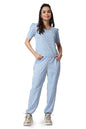 POPWINGS Casual Printed Top and Joggers Co-Ord Set for Women || Stylish Summer Co-Ords Set for Women || Round-Neck Top and Jogge