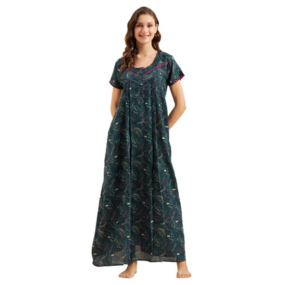 Sweet Dreams Women Printed Night Dress