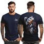 Peppyzone Mens Regular Fit T-Shirt (PZ-Trendy-45_Navy Blue