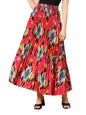 Kzully Crepe Western Skirt Pink