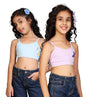 Kyda Kids Girls Antibacterial Printed Cotton Non Padded, Beginners Bra For Girls
