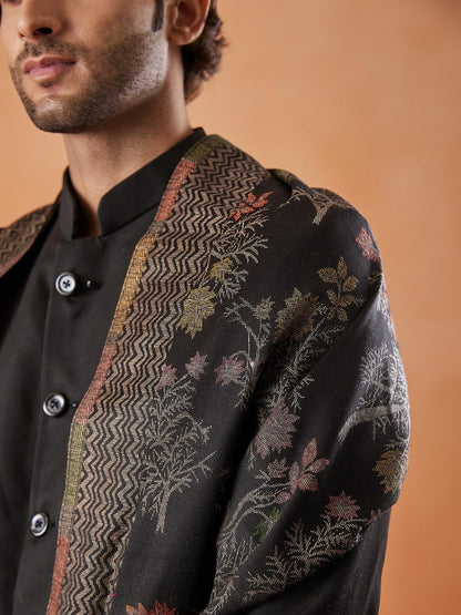 Pashmoda Men Shalimar Kaani Stole (Size 71x203 cm)