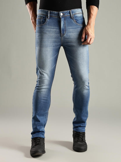 Thomas Scott Mens | Mild Fade | Stright Fit | Denim | Regular Wear | Stretchable | Casual Jeans for Men