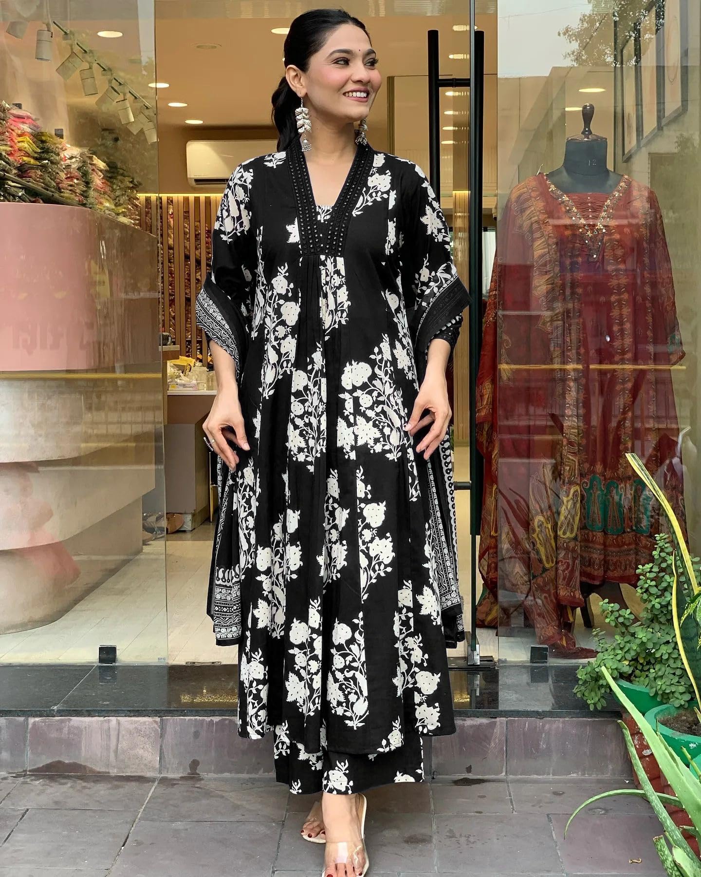 Toochki Salwar Suit With Dupatta For Women | Anarkali Salwar Suit With Dupatta For Women | Kurta Set With Dupatta| Embroidered W