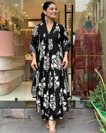 Toochki Salwar Suit With Dupatta For Women | Anarkali Salwar Suit With Dupatta For Women | Kurta Set With Dupatta| Embroidered W