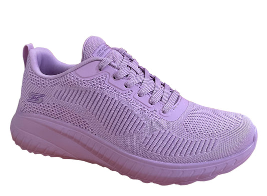 Skechers Women Bobs Squad Chaos Face Off Quail Casual Shoes