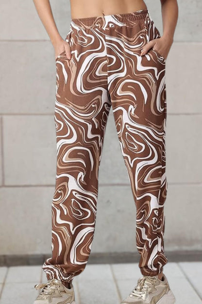 POPWINGS Casual Printed Joggers for Women || Latest Stylish Western Women Joggers for Summer || Pull-On Women Joggers Pants || W