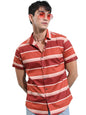 Ketch MenS Slim Fit Shirt (Khsh001307_Rust