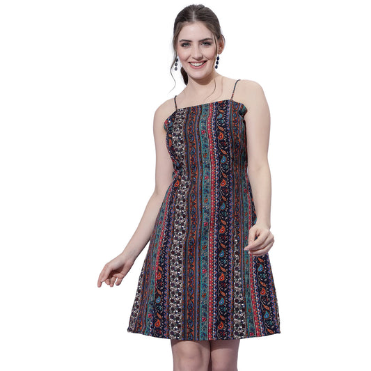 Oomph! WomenS Western & Fusion Wear Dresses For Women, Multicolor - Md486