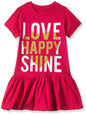 T2F Girls Cotton Printed Regular Fit Casual Dress