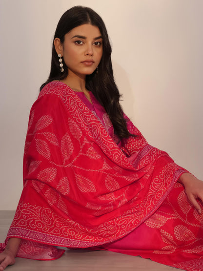 Libas WomenS Silk Blend Kurta Set (400374