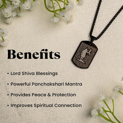 Astrotalk Mahadev Kavach Pendant | Energized with Shiv Panchakshari Mantra | Spiritual Shield | Unique Gift Item for Men & Women
