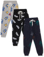 T2F Boys Regular Fit Printed Joggers Track Pant (Pack of 3)
