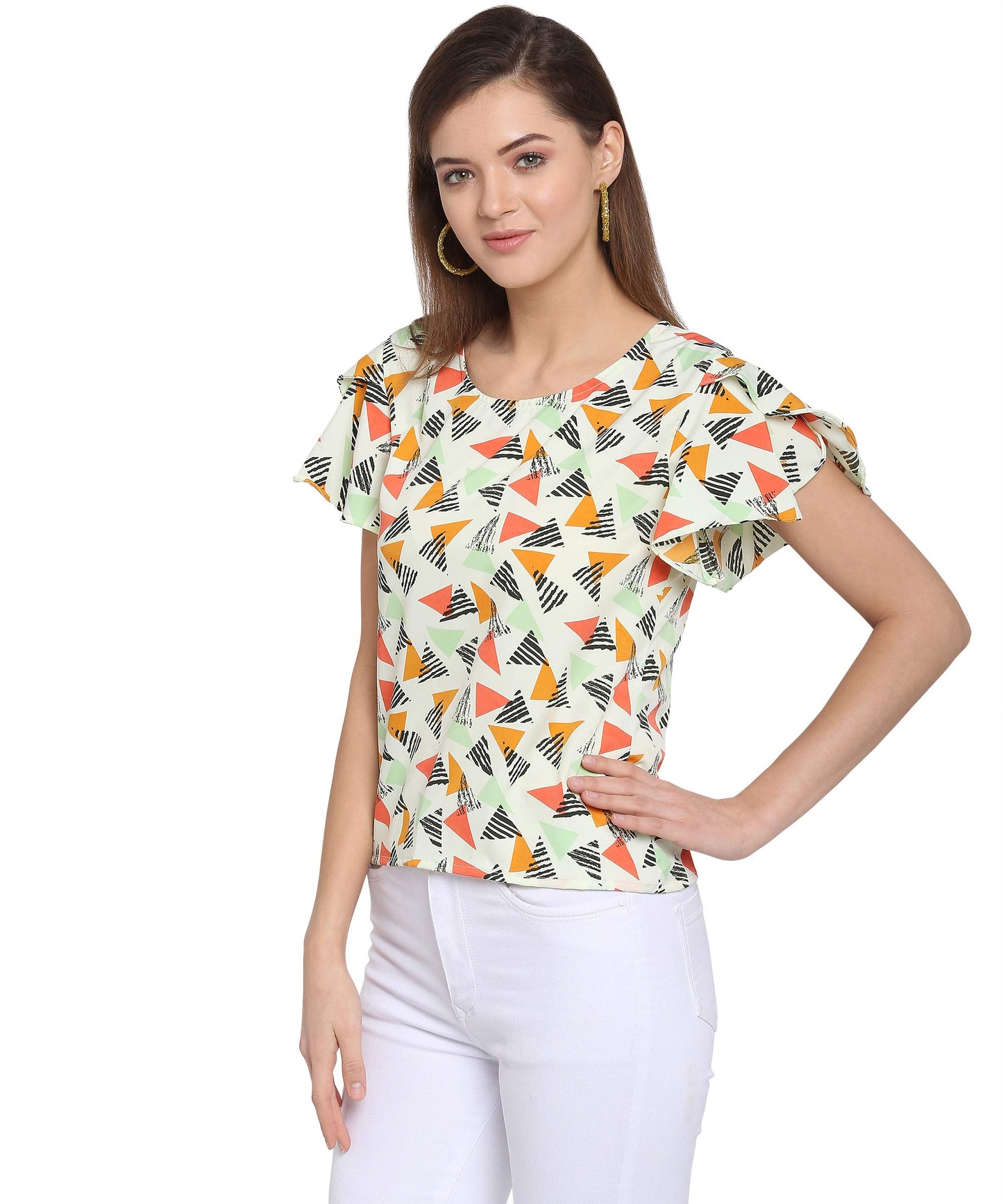 OOMPH! Womens Crepe Tank Top - Mint Green