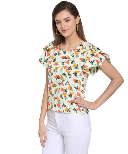 OOMPH! Womens Crepe Tank Top - Mint Green