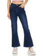 Pepe Jeans Women High Rise Bootcut Fit Jeans Dark Used, Blue, 30