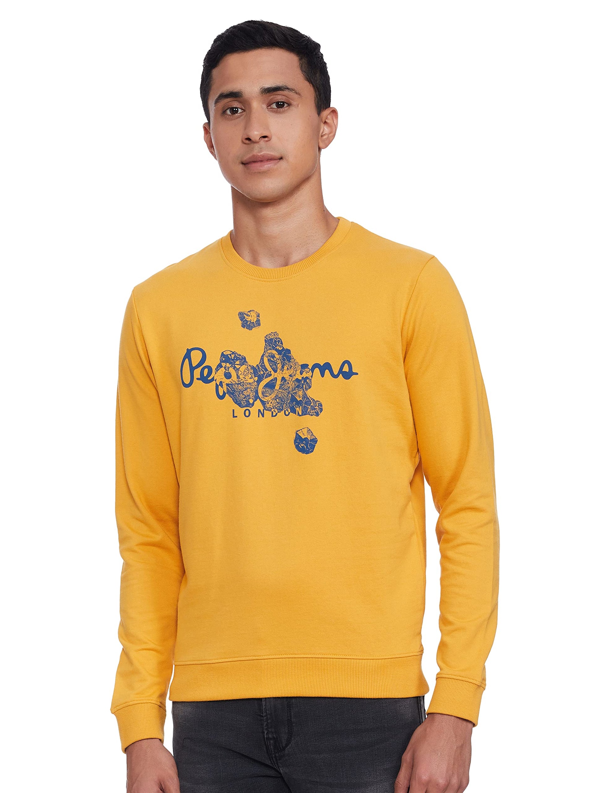 Pepe Jeans MenS Sweatshirts (Pm582112_3Xl, Yellow, 3Xl)