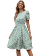 Tagas Women'S Rayon Fit And Flare Knee-Length Dress (Op-3110-1-Pista-M_Pista