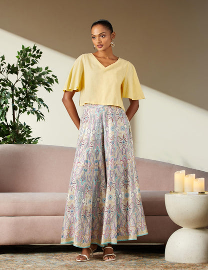 W Strechable Divided Skirts for Women | Culottes for Women | W for Woman