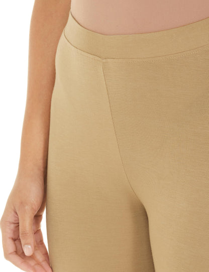 Premium Viscose Stretchable Ankle Length Leggings For Women Nude