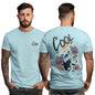 Peppyzone Mens Regular Fit T-Shirt (PZ-Trendy-45_Sky Blue