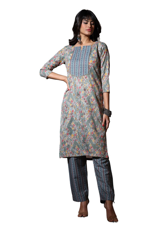 OM SAI LATEST CREATION Kurta for Women || Cotton Fully Stitched Motifs Printed Straight Angrakha Kurta for Ladies || Cotton Printed Kurtas for Women || Gift for Women.