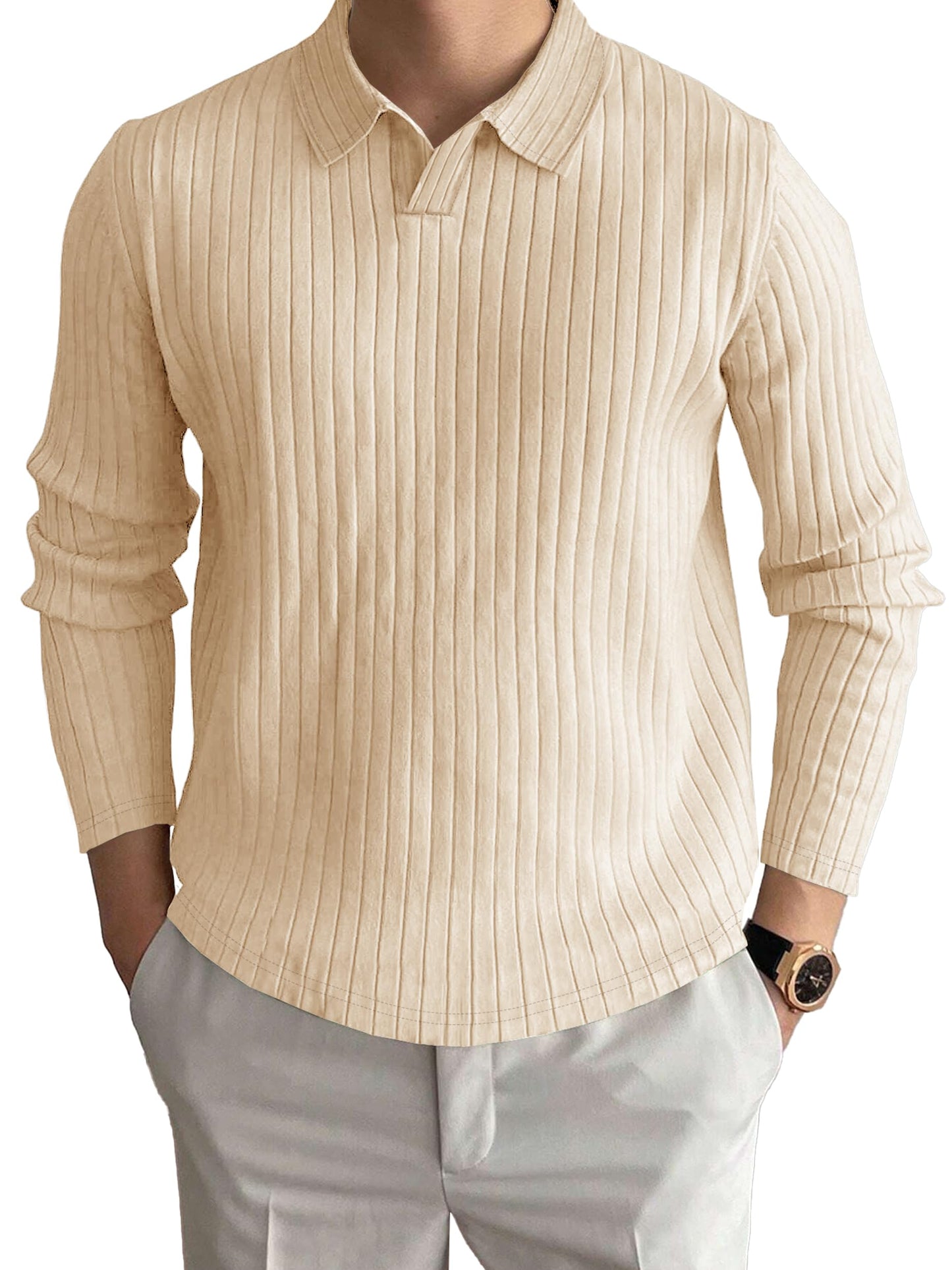Noble Monk Relax Fit Polo Neck T-Shirt