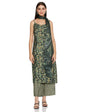 KETCH Women's Polyester Blend Regular Fit Printed Sleeveless Kurta With Pant & Dupatta