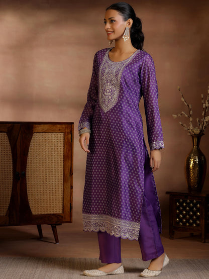 Libas WomenS Silk Blend Kurta Set (27687