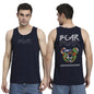 Peppyzone Mens S to 5XL Stylish Cotton Printed Vests for Men | Round Neck, Slim Fit, Sleeveless T-Shirt Vest for Men | Casual I