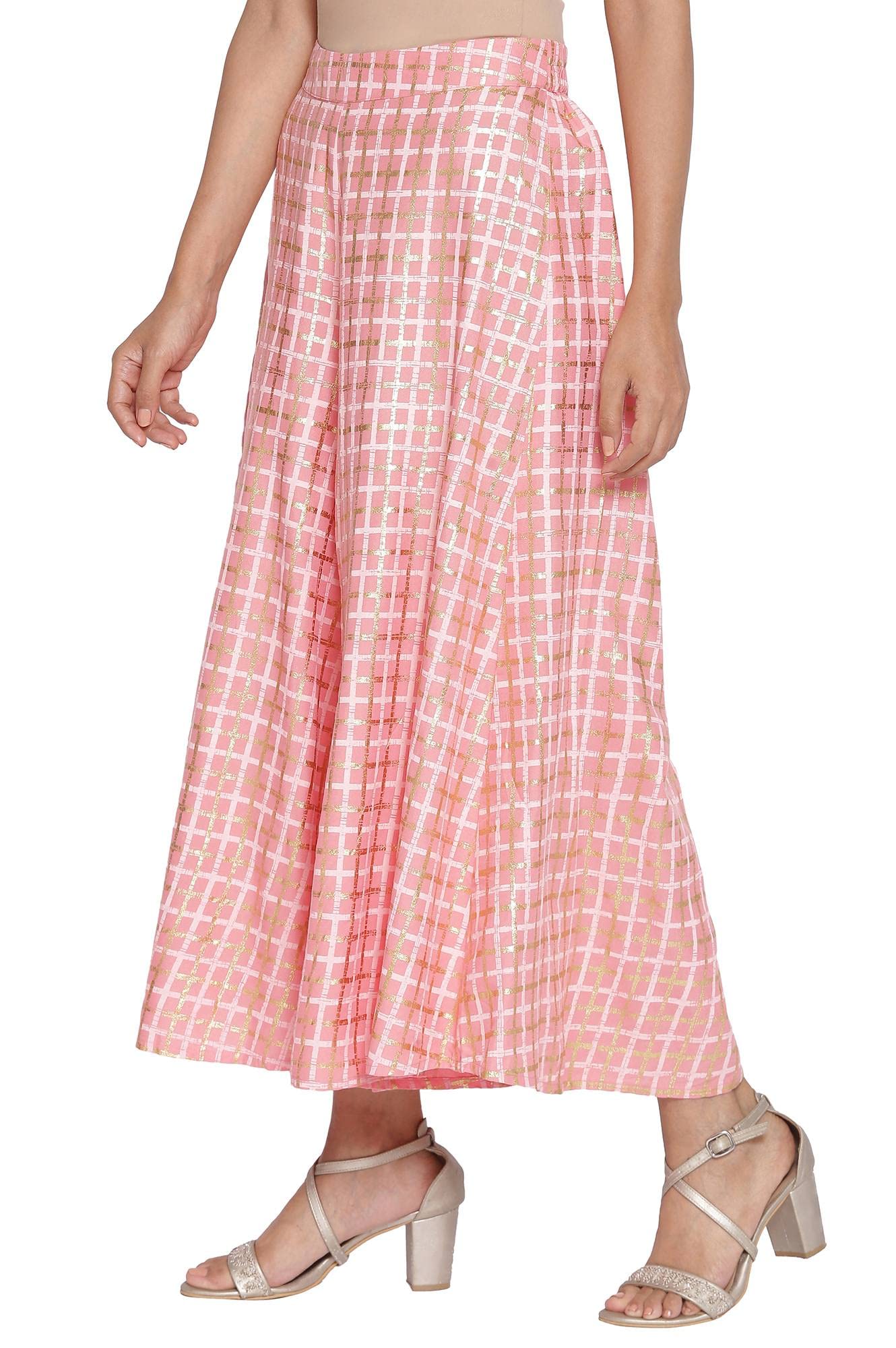 Aurelia Printed Strechable Culotte For Women | Calf Length Culotte For Women