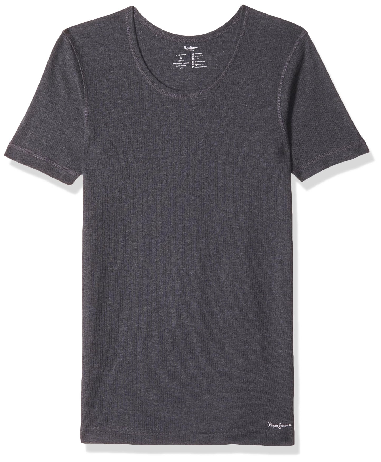 Pepe Jeans Men Thermal Vests, Charcoal, L