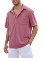 Noble Monk MenS Regular Fit Polo T Shirt |Half Sleeves |Popcorn Textured | Casual T-Shirt For Men