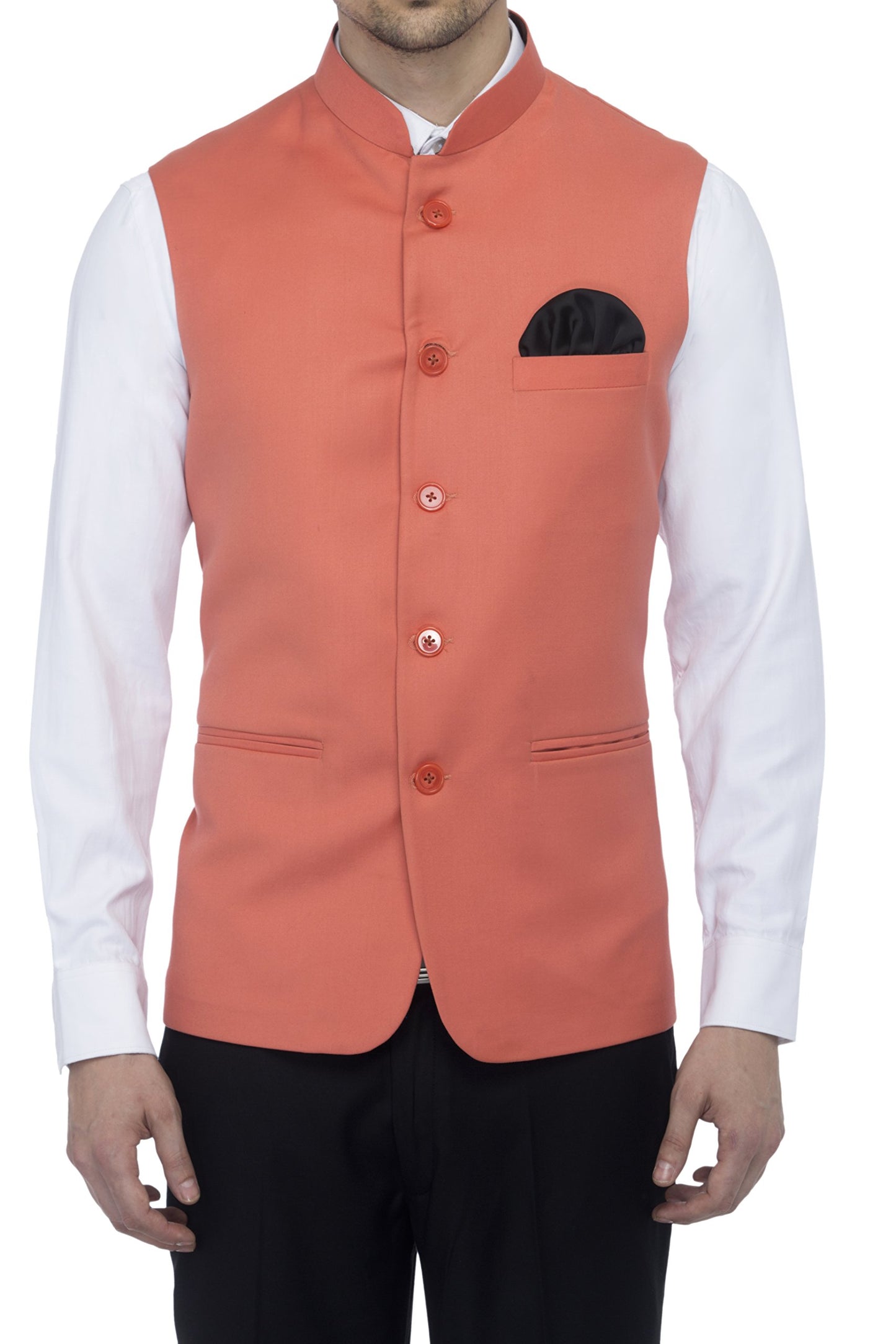 Favoroski Men'S Slim Fit Nehru Jacket Ethnic Bandhgala Waistcoat (New_Favjc161132)