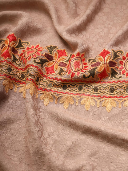 Pashmoda Women Bahaar Embroidered Stole (Size 71X203 CM)
