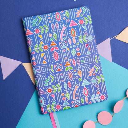 Doodle Hard Bound Soft Foam Padded Paper Notebook | Compact Size A5 (8.25 X 5.7) | 160 Pages, 80 Gsm | Flat Opening | Soft Foam
