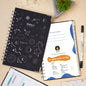 Doodle A5 Zodiac Daily Planner - 192 Coloured Pages, Themed Around Daily Planning, Metal Corners, 80 Gsm Acid Free Recyclable Pa