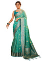 Pujia Mills Women Banarasi Woven Tissue Silk Saree With Zari Butta Work Indian Ethnic Wear Designer Wedding Saree 2025 Woven Gol