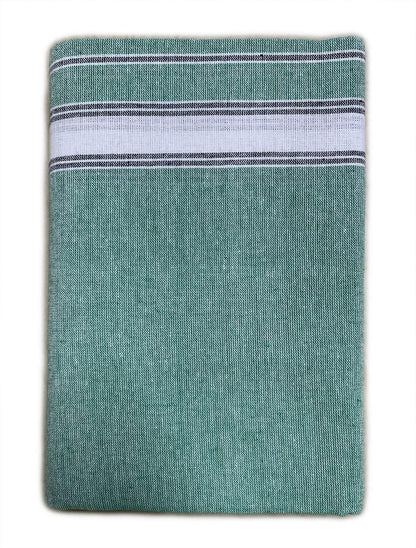 Prakasam Cotton Mens Colour Thalapathi Border Single Dhoti/Size1.28X2.00 Mtrs/Combo Pack Of 2 Dhoties