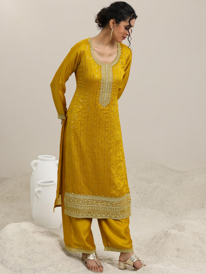 Libas WomenS Silk Blend Kurta Set (49511H