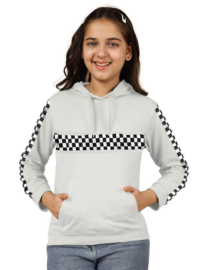 Kyda Kids GirlS Cotton Hooded Neck Hoodies - Sweatshirt With Hoodies Full Sleeves Girls Winter Wear, Long Sleeve Sweatshirts Fo
