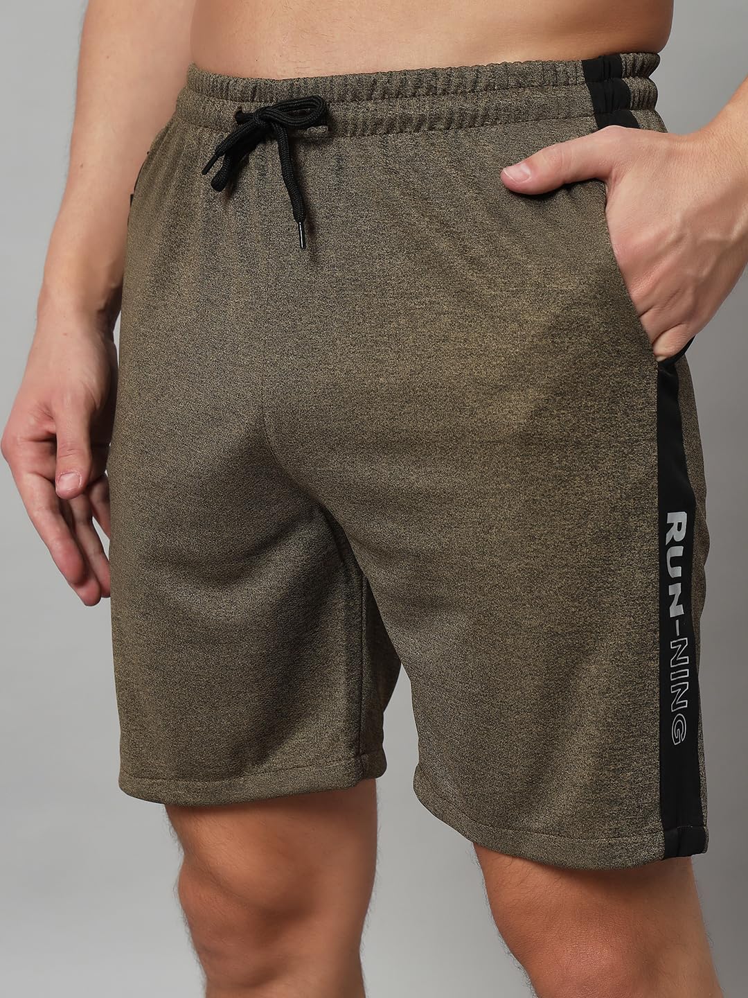 Peppyzone Mens Outdoor Quick Dry Lightweight Stretchable Combo Shorts for Men with Zip Pocket | Shorts for Men Pack of 3 Knee L