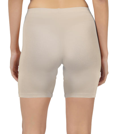SHODOX Womens Anti Bacterial Cycling Shorts, Under Skirt Biker Shorts, High Waist Stretchable Yoga Shorts & Gym Workout Skin Fi