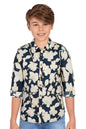 Allen Solly Boys Slim Fit Printed Casual Full Sleeve T-Shirt