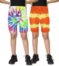 Kyda Kids 100% Cotton Kids Printed Shorts For Girls Multicolor (Pack Of 2)